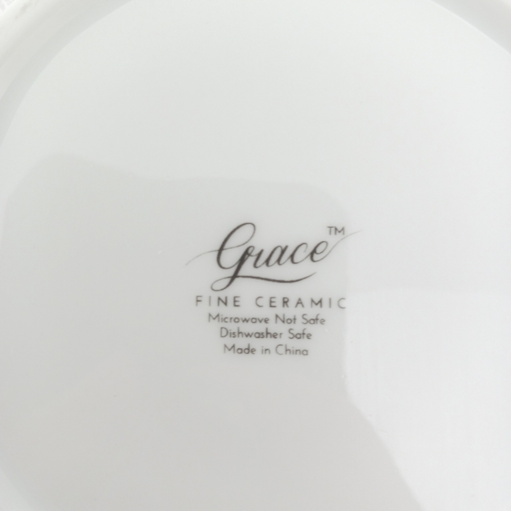 Grace Fine Ceramic Purple Floral Teapot - Picture 9 of 13